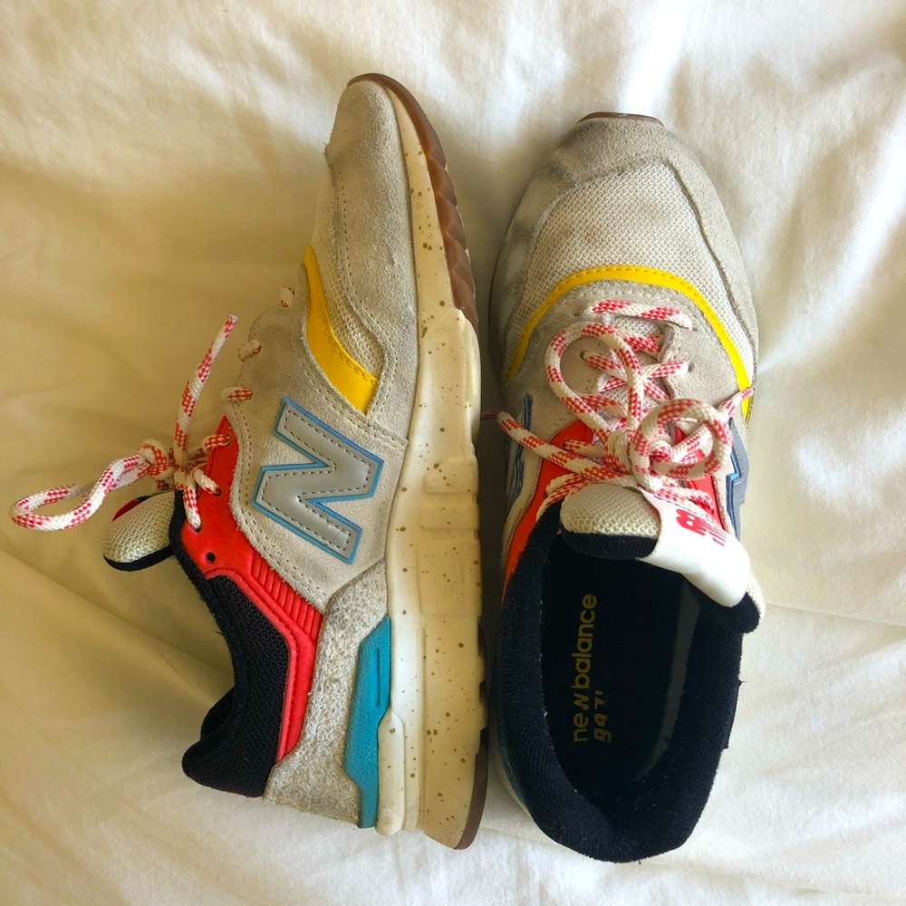 Madewell x New Balance primary colors basic lifestyle sneakers size 7